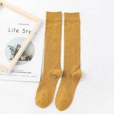 高爾夫及膝襪, 黃色, 1個