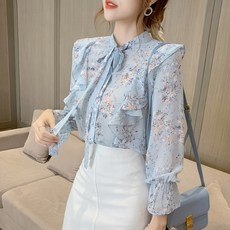 LUNA GIRL New Salon 荷葉邊襯衫