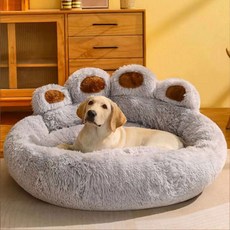 DING DONG PET 寵物熊掌巨型坐墊, 1個, 灰色