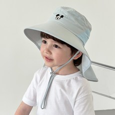 ECLL 兒童迪士尼防曬水上活動兒童漁夫帽