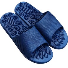 Tingall 健康指壓浴室拖鞋, 海軍藍