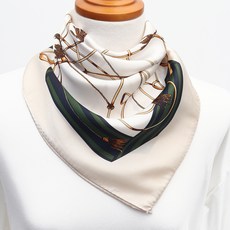 딥톡 쁘띠 미니 패턴 스카프 DT0579