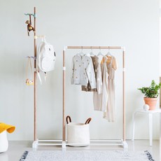 NAF 移動式衣架 CPM1100, 木質