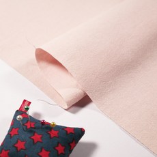 Chouchou Room 亞麻素色生物水洗布料 布 織物 SH-074, 1個, 粉紅色