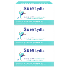 SureLydia 站立式褶皺純棉蓋翼夜用衛生棉 翅膀型, 墊型, 8件, 3包
