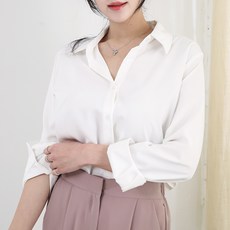 Dearlola 女款防皺長袖罩衫襯衫