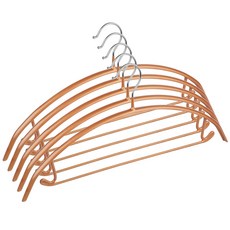 SNF 넓은 어께용 바지겸용 옷걸이, 03 금, 5개입