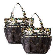 Beaurator 可愛口袋網眼沐浴包, 黑色, 2個