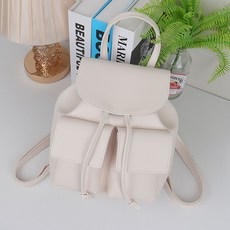 bonnie bottari 女用 Pocket Cute 休閒托特迷你後背包, 象牙白