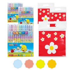 DONG-A 小雞印花旋轉蠟筆禮品組, 3組, 12色