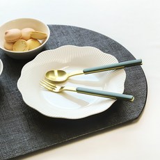Bogen Armand 金色餐具組 橄欖, 1套, 茶匙 + 茶叉