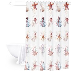 北歐簡約浴室浴簾 款式4 180 x 180 cm L46, 1個