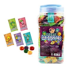 桶裝怪獸糖果 350入, 910g, 1罐