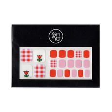 ONNU 네일 푸딩젤 페디스티커, 튤리피 깅엄, 1개