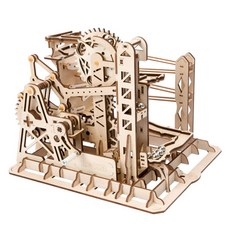 Robotime 鋼珠移動裝置 升降雲霄飛車 英文版 DIY套組