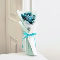 ASPASIA Mive 鮮花滿天星永生花花束, 藍色