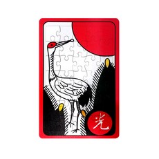 拼圖畫廊木質韓國花牌拼圖 1月 仙鶴 290*380mm, 1個, 35件