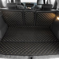 카프트 프리미엄 퀼팅 트렁크매트 분리형, 블랙, BMW