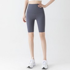 Yangnol 女款高腰瑜珈皮拉提斯五分緊身褲