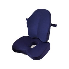 固定靠墊甜甜圈靠墊套組 YT_RA1699, 深藍色