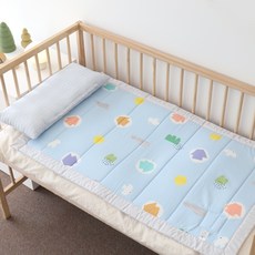 밤부베베 순한대나무 온마을 포시즌 리버시블 쿨매트, 프로즌 블루, 1개