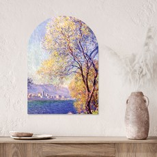 SANGSANG HOO 拱形海報 莫內 從薩利斯花園看昂蒂布