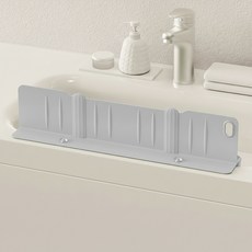 Koidream 廚房水槽擋水防濺收納護板, 灰色, 1個