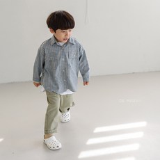 DE MARVI 男童 Ref 格紋襯衫 DM113SH123
