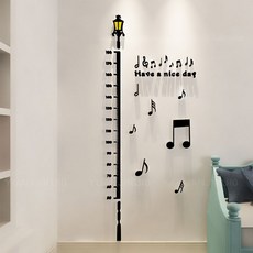 3D立體壓克力量身高貼, 筆記