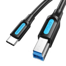VEnTIOn 威迅 Type-C 轉 USB3.0 B CM BM 高速傳輸線, 0.25m, 1個
