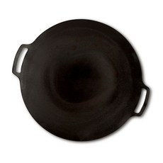 flyingcook 電磁爐用氮化處理IH鑄鐵露營烤盤, 38cm