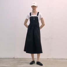 쥬시쥬디 여성용 코튼 오버롤 핀턱 원피스 JZOP020A