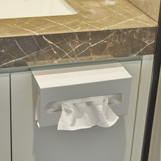 Beties現代磁吸式不鏽鋼廚房紙巾架, 1個, 白色