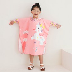 ROROCHAT 女童款獨角獸連帽泳衣