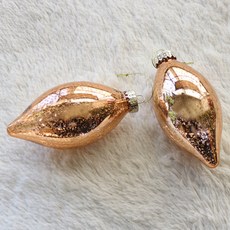 Dau F&G 聖誕水銀螺旋球 4入, 古銅色