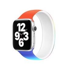 포유 애플워치 3/4/5/6/7/SE 솔로루프스트랩 (42/44/45mm 호환가능) (L) 1개, 그라데이션