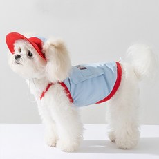 REDPUPPY 寵物冰袋涼感背心 + 帽子套組, 1套, 單一顏色