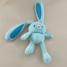 다다랜드 귀높이 조절가능한 변신 토끼 인형 버니 키링, 28cm, 스카이, 1개 28cm, 스카이, 1개