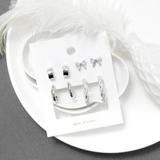 女孩童日常造型耳環8件組