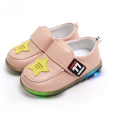 BEBEMARU 時尚明星照明學步鞋