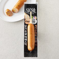 식사이론 닭가슴살 야채스틱, 1개, 65g