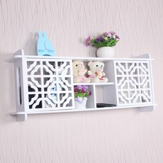 세뇨르킴 프리미엄 벽걸이 칸막이 셋톱박스 공유기가리개 80 x 13.5 x 30 cm B, 화이트