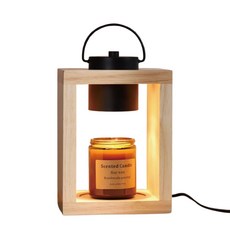 SCENTMUES 森繆斯 香氛融蠟燈 24 x 15.7 x 12.5cm, 實木色