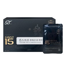 GINST15 袋裝6年根紅蔘精華液 10入, 3個, 1500毫升