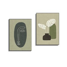 앤써 現代美術室內裝飾畫框2件組, C款