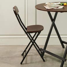 PickCha 多用途折疊餐椅, 深棕色