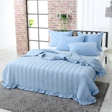 샐리 고밀도 순면 피그먼트 스프레드, 블루