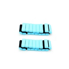 束帶型重量帶 2入, 藍色, 450克