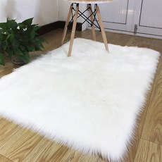 柔軟毛絨方形地毯
