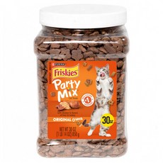 프리스키 고양이 퓨리나 파티믹스 오리지날 대용량 스낵 간식, 850g, 1개, 닭고기